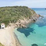 cala en vidrier menorca